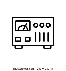 electric stabilizer icon vector design template simple and clean