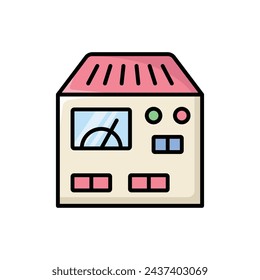 electric stabilizer icon vector design template simple and clean