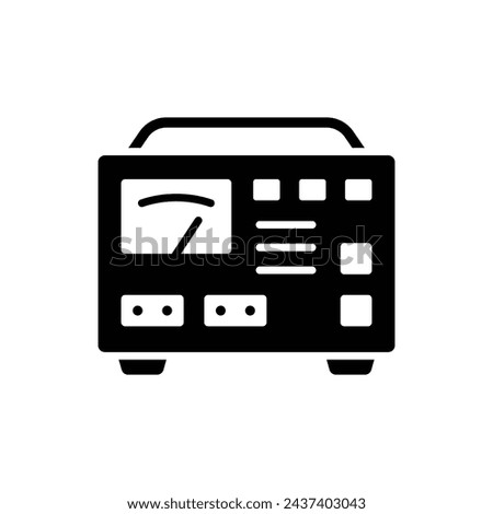 electric stabilizer icon vector design template simple and clean