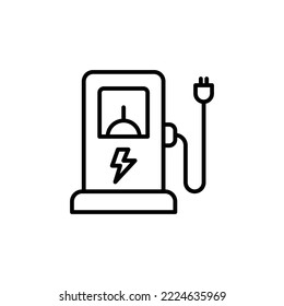 Icono de tema de la Estación Eléctrica adecuado para aplicaciones, web o decoración adicional en su proyecto