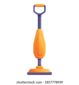 Electric steam cleaner icon. Cartoon of electric steam cleaner vector icon for web design isolated on white background