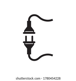 Electric steker icon vector design templat
