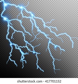 Electric Storm - Lightning Bolt. EPS 10 Vector File Included