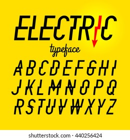 Ilustración vectorial de tipo eléctrico