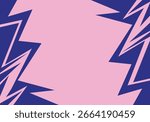 Electric Surge Bold Zigzag Pattern with Copy Space