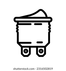 electric switch electrical engineer line icon vector. electric switch electrical engineer sign. isolated contour symbol black illustration