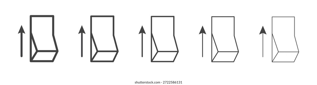 Design de ícone de interruptor elétrico, logotipo, aplicativo, UI. Ilustração vetorial, EPS