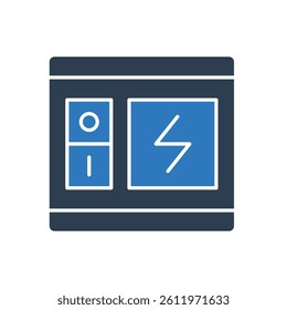 Electric Switch Icon Sign Symbol
