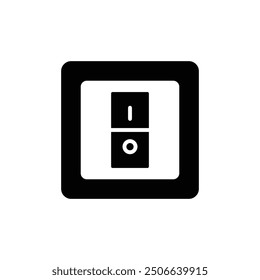 electric switch icon vector design template simple and clean