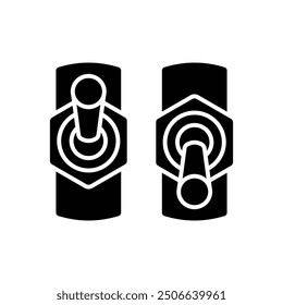 electric switch icon vector design template simple and clean