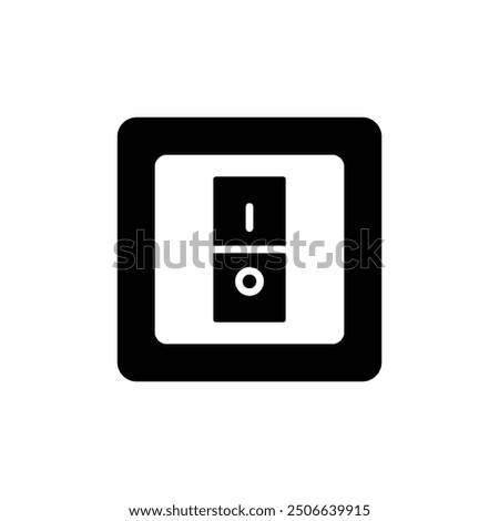 electric switch icon vector design template simple and clean