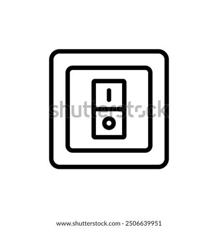 electric switch icon vector design template simple and clean