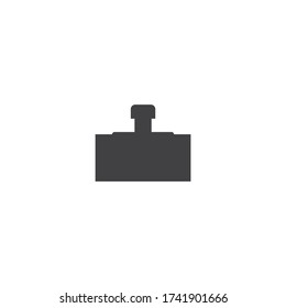 electric switch icon vector logo design