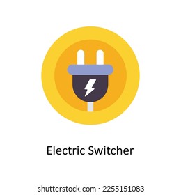 Electric Switcher vector Flat Icons. Simple stock illustration stock illustration