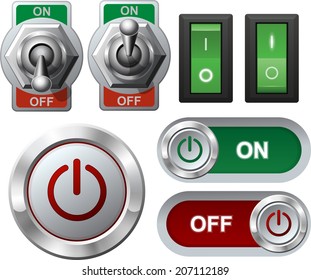 electric switches and button