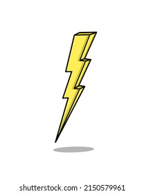 electric symbol vector on white background