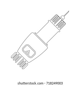 electric syringe icon