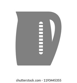 Electric tea kettle icon. Vector.
