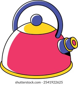 Electric Tea Kettle Tool Illustration