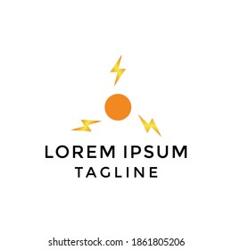 Electric Tech Logo Design Template