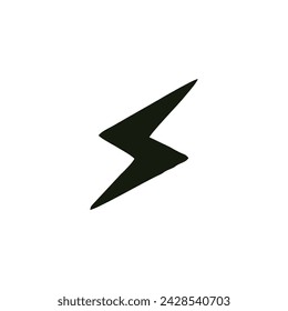 Electric, thunder icon vector design.