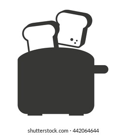 electric toaster isolated icon design