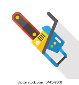 electric tool saws flat icon