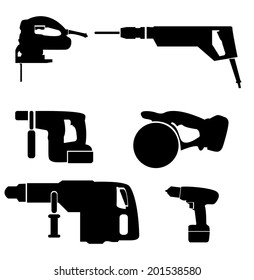 Electric tools (Circular saw, Jigsaw, drill/driver, rotary hammer, impact drill, demolition hammer)