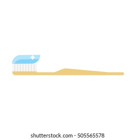 Electric tooth brush vector illustration