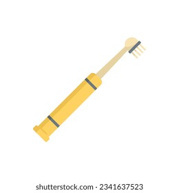 Icono de la cerda del cepillo de dientes eléctrico. Ilustración plana del ícono vector de cepillo de dientes eléctrico para diseño web aislado