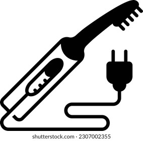 Electric Toothbrush concept, Oral Cleaning Teeth Brush vector icon design, odontology symbol, oral medicine sign, Dental instrument stock illustration