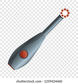 Electric toothbrush icon. Cartoon of electric toothbrush vector icon for web design  