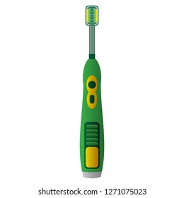 Electric toothbrush icon. Cartoon of electric toothbrush vector icon for web design isolated on white background