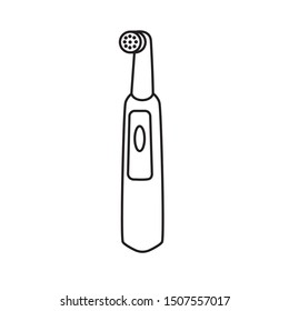 electric toothbrush icon- vector illustration