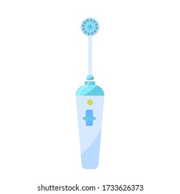 Electric Toothbrush Isolated On White Background Stock Vector (Royalty ...