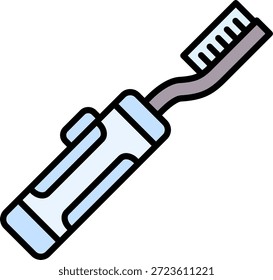 Escova de dentes elétrica Novo Vetor de Design de Ícone Criativo