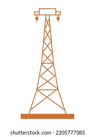 Electric Tower City Element Icon