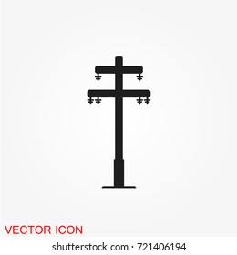 Electric tower icon