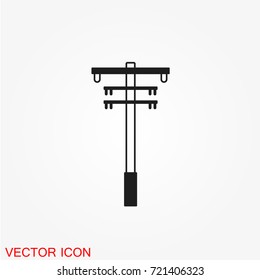 Electric tower icon