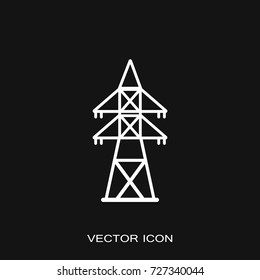 Electric tower icon