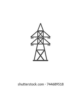 Electric tower icon