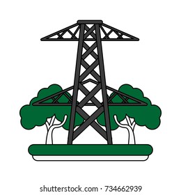 electric tower icon image