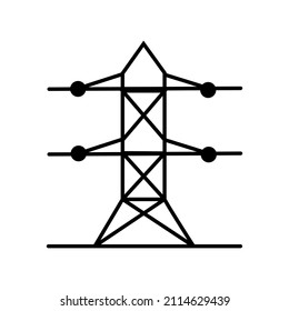 electric tower icon or symbol design