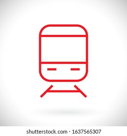electric train 10 eps bond icon design vector graphic
