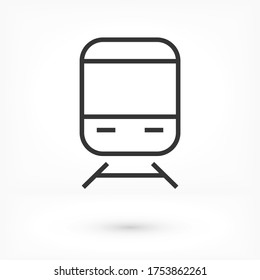 gráfico vectorial de diseño de icono de enlace de 10 eps de tren eléctrico
