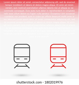 electric train 10 eps bond icon design vector graphic