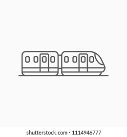 electric train icon