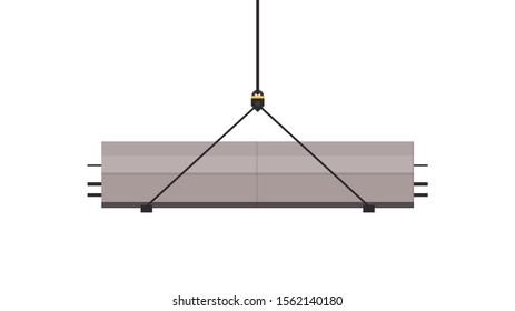 Electric train road vector. Construction. Railroad train vector. scaffolding vector. free space for text. copy space.