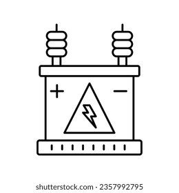Electric transform Vector Icon which can easily modify or edit

