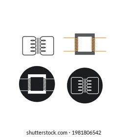 electric transformer icon vector illustration design svg